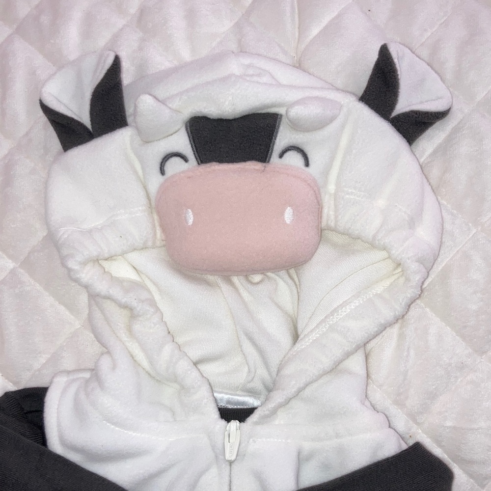 #68. 🆕 NWT - Carter's Black and White Cow Print Costume - Picture 4 of 9